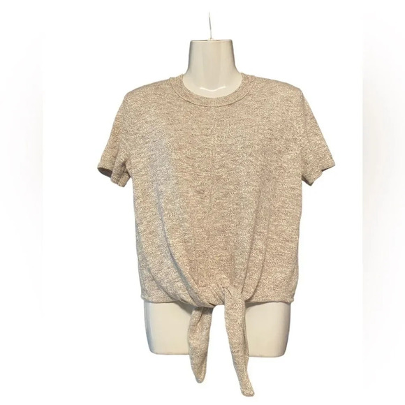 Madewell Knot Front Sweater Tee - Picture 2 of 9